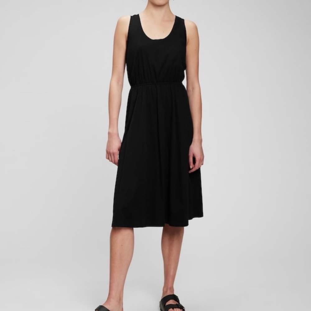 GAP Racerback cutout midi dress